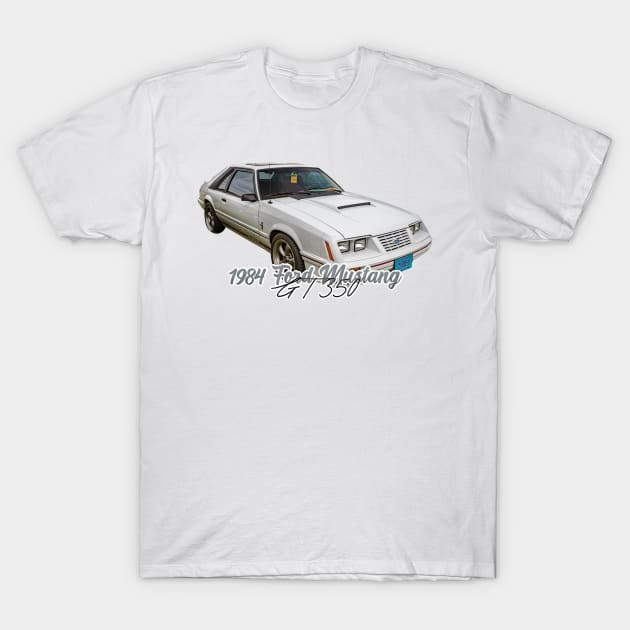 1984 Ford Mustang GT 350 T-Shirt by Gestalt Imagery